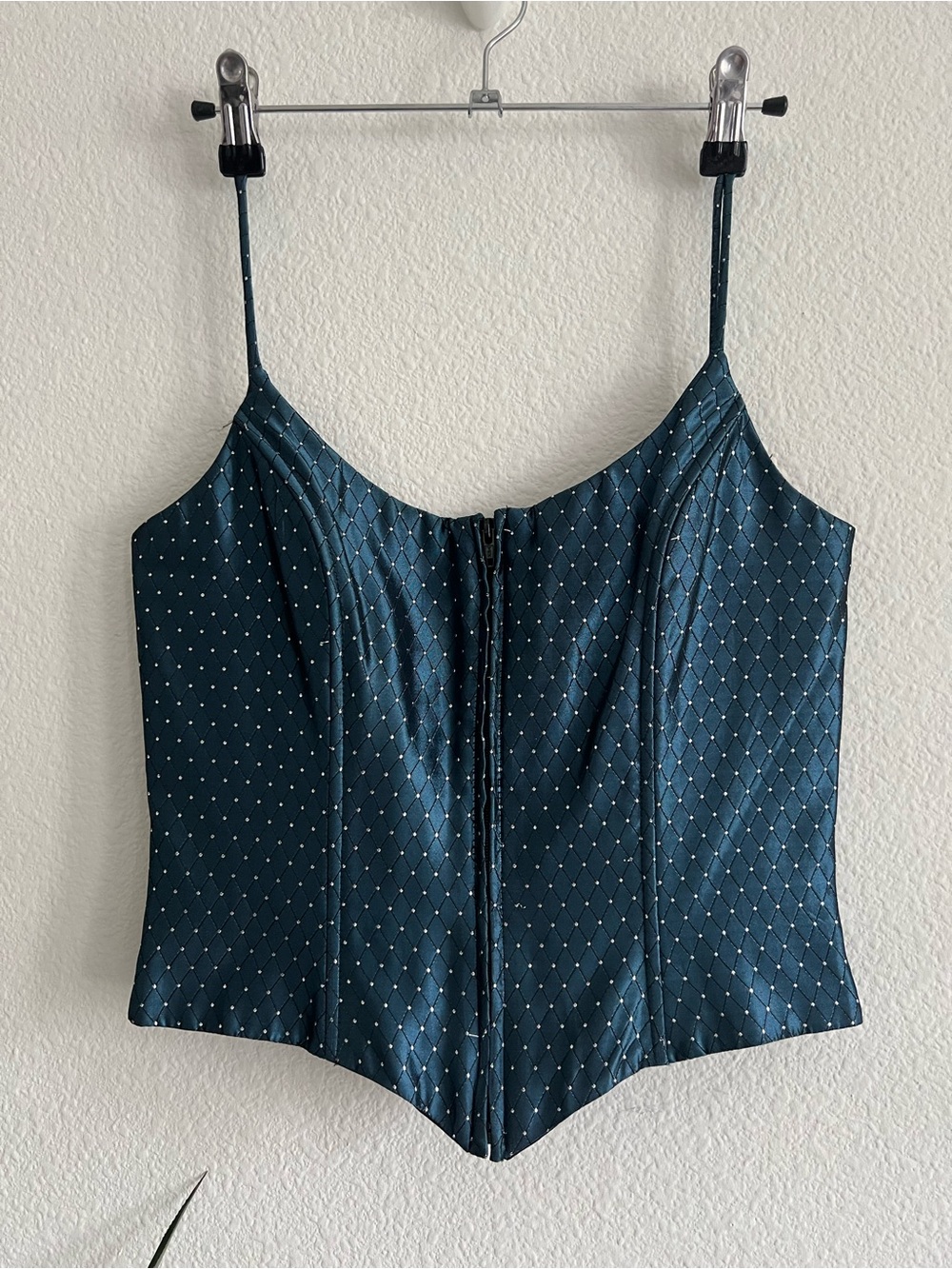 Vintage Jessica McClintock Millennium 2000 Corset for Gunne Sax Zip-Up Front